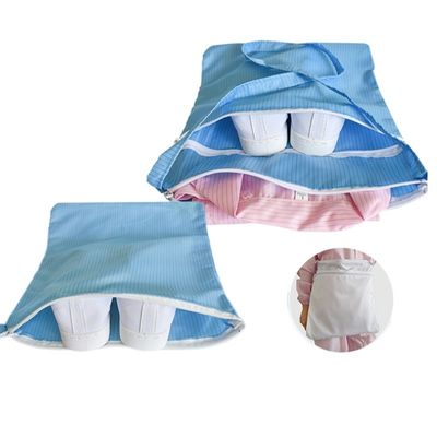Workwear Cleanroom ESD Clean Room Bag ESD Ziplock Fabric Bag esd Bags Anti-static Bag With Zipper