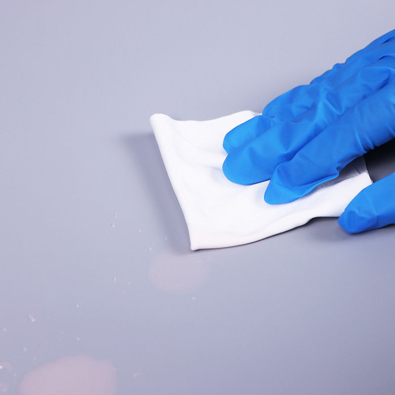 4x4 Inch Cleanroom Microfiber Wipes 180Gsm Class 1000 Disposable Rags For Cleaning 400Pcs Bags