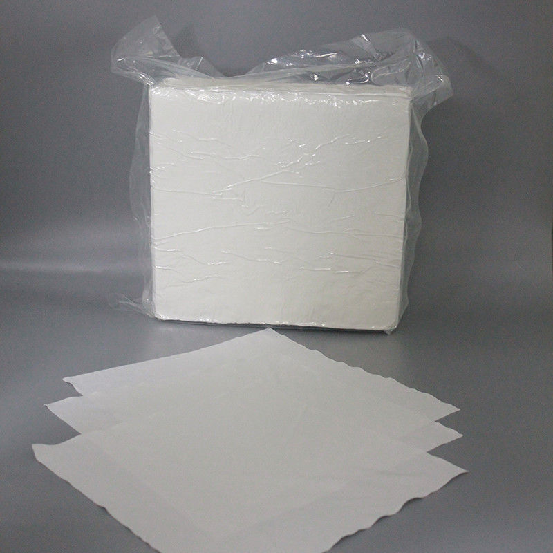 12inch 175g Knitted Microfiber Wiper Cleanroom Wiper Laser Cut Heat Cut Ultrosonic Cut Sealed