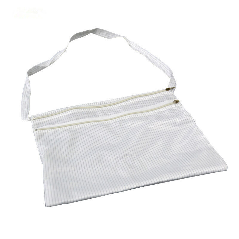Workwear Cleanroom ESD Clean Room Bag ESD Ziplock Fabric Bag esd Bags Anti-static Bag With Zipper