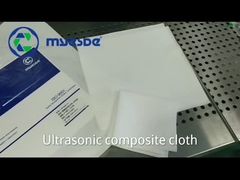 Wegwerf-Cleanroom 1009 wischt 9x9 die 2 Falten-Klasse Cleanroom-Abwischen 1000 ab